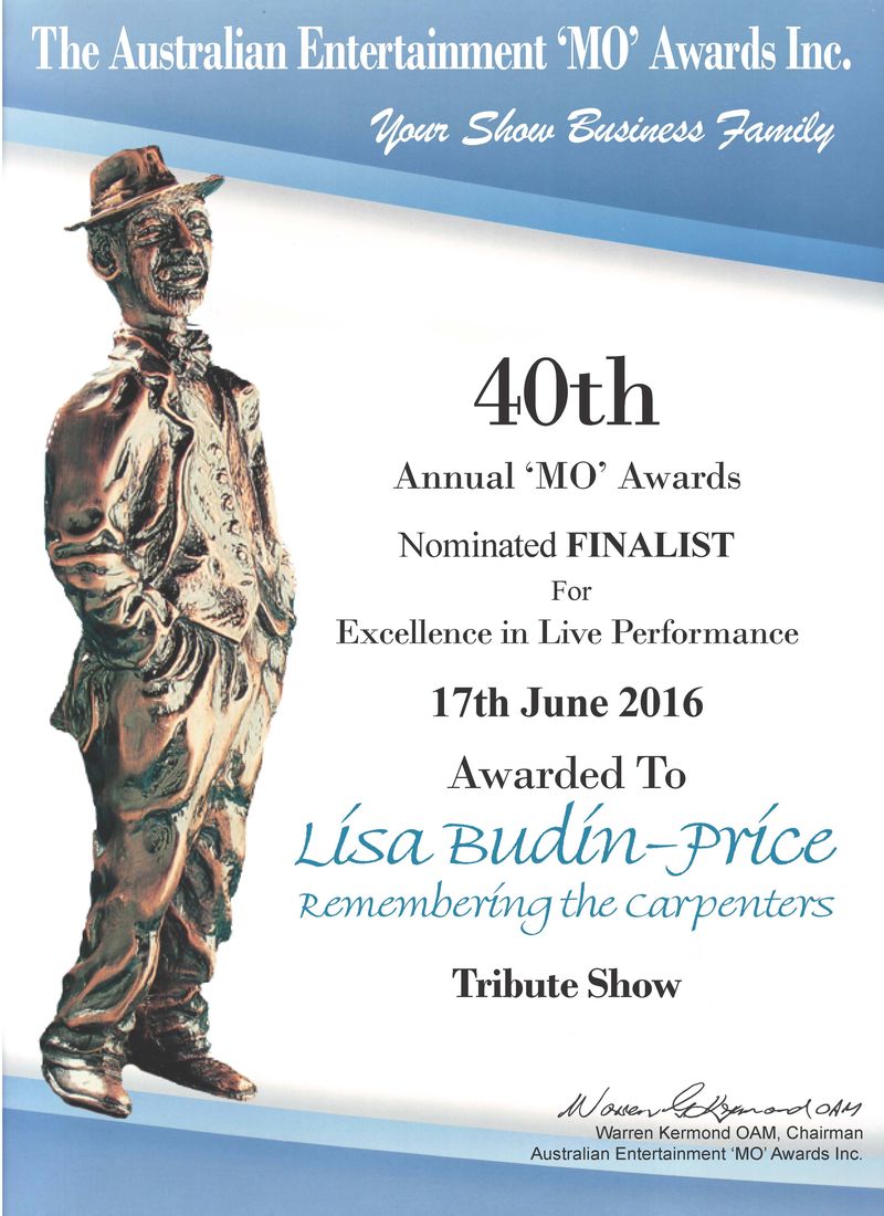 Lisa Budin Mo Award